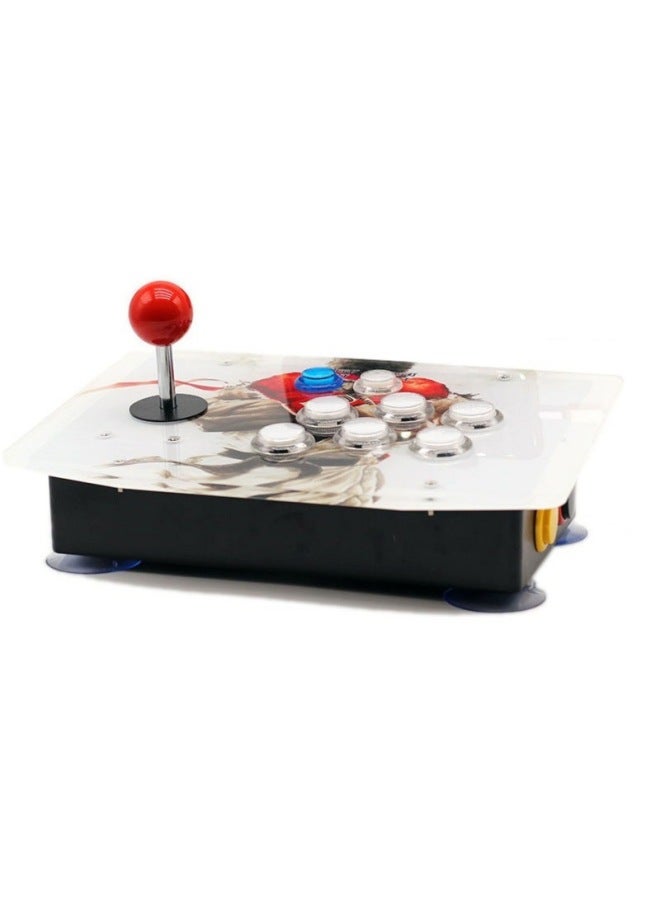 PS4 Bluetooth Mobile Phone Android Wireless PS3 PC STEAM SWITCH Game Street Fighter 5 Fighting Arcade Rocker-لون المنتج: هاتف محمول سلكي WS01 إصدار تنافسي - Image 2