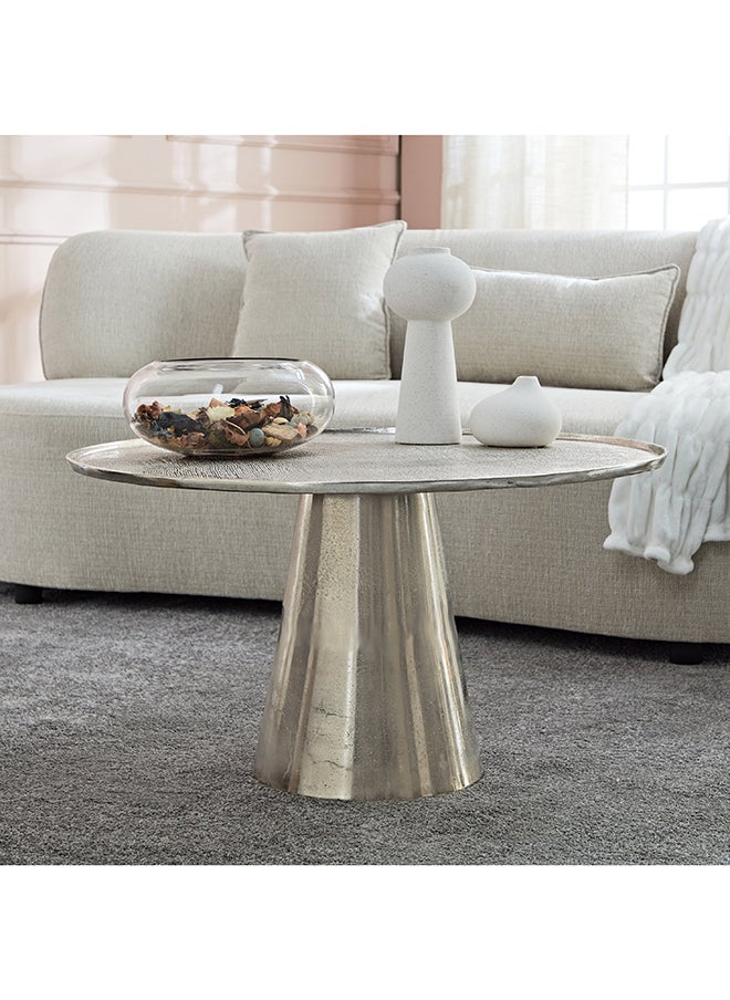 Flint Aluminium Casted Coffee Table 80 x 46 x 80 cm 