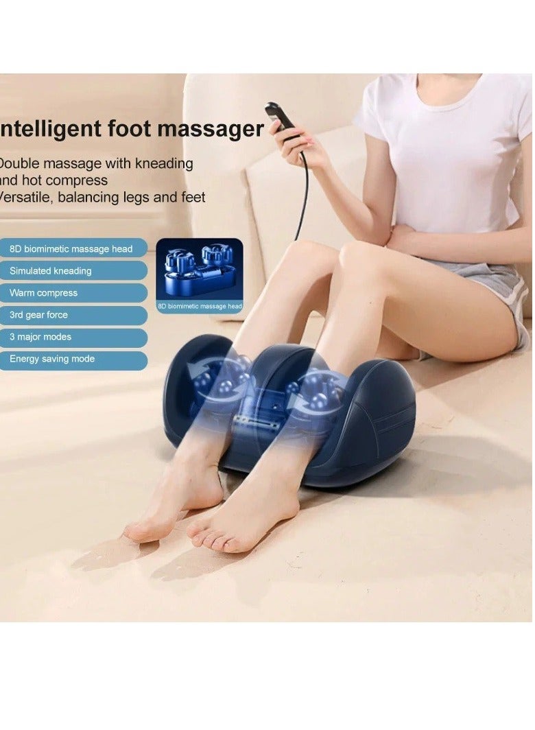 Generic Electric Foot Leg Big Massager Hot Compress Shiatsu Kneading Leg Acupoint Massage Care Machine Relieve Fatigue Relaxation Muscle  - Image 1