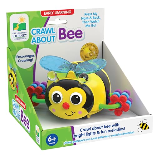 The Learning Journey Early Learning Crawl About Bee Crawling Toys for Babies 612 Months Bright Lights and Fun Melodies Award Winning Toys - Image 1