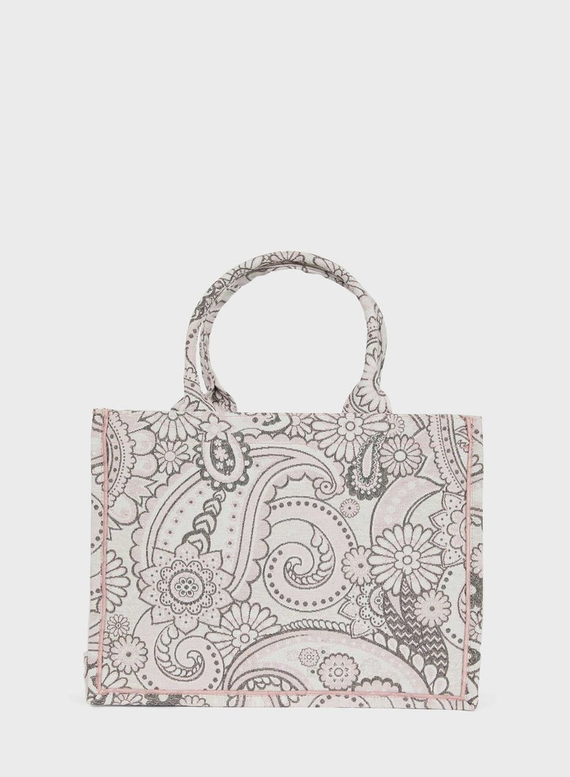DeFacto Printed Tote Bag - Image 2
