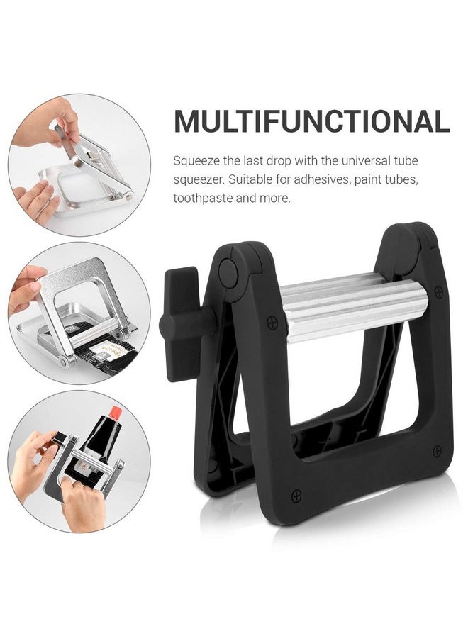 kwmobile kwmobile Plastic Toothpaste Tube Squeezer - Large Multifunctional Tube Wringer Roller Dispenser for Hair Color Dye, Paint Tubes, Hand Cream, Cosmetics  - Image 2