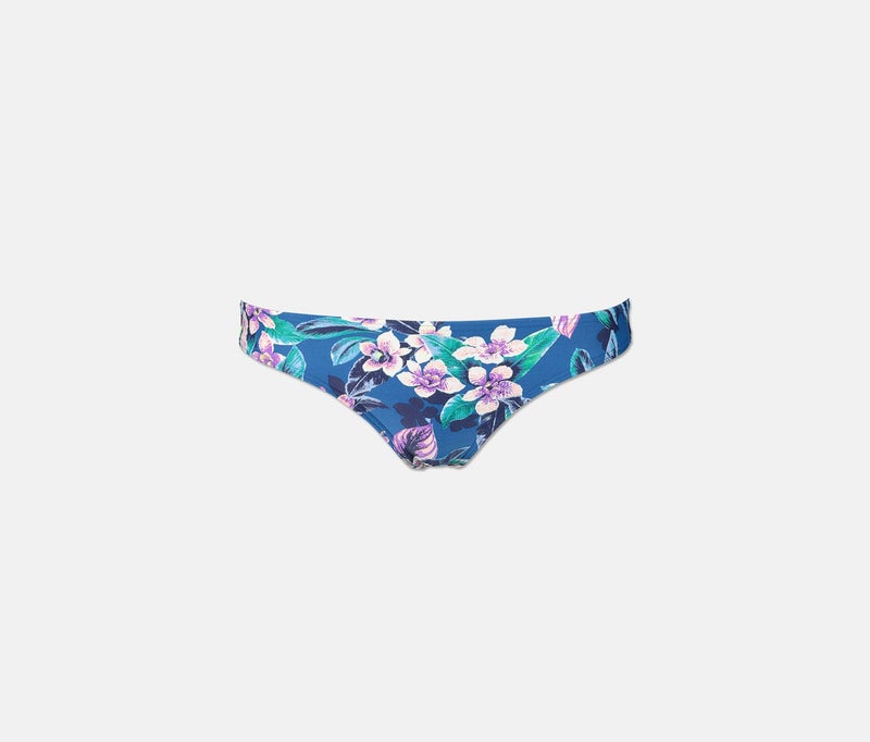 Billabong Women Bowery Capri Bikini Bottom, Blue and Green Combo  - Image 1
