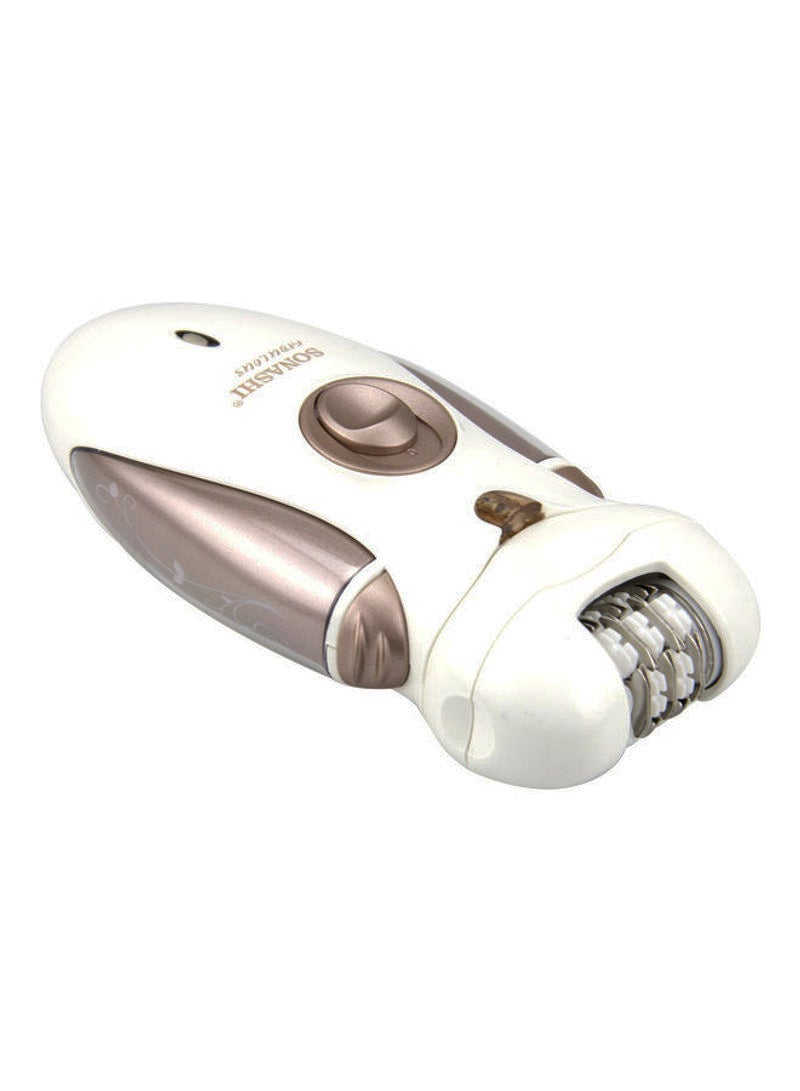 Detachable Shaver Epilator And Trimmer Head With Sharp Stainless Steel Blades Washable Accessories 2 Speed Settings On And Off Switch LED Light Continuous Working Time of 45 Mins  SLD-824 Multicolour - Image 3