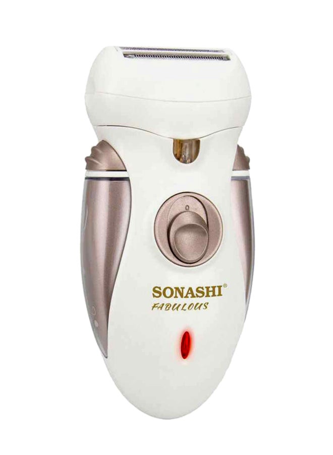 Detachable Shaver Epilator And Trimmer Head With Sharp Stainless Steel Blades Washable Accessories 2 Speed Settings On And Off Switch LED Light Continuous Working Time of 45 Mins  SLD-824 Multicolour - Image 2