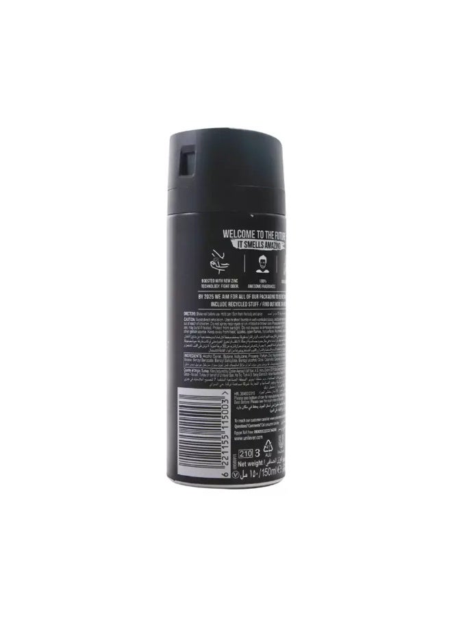 Axe Black Frozen Pear And Cedarwood Scent Mens Deodorant Spray with 48 hours Of Irresistible Fragrance- 150ml - Image 2