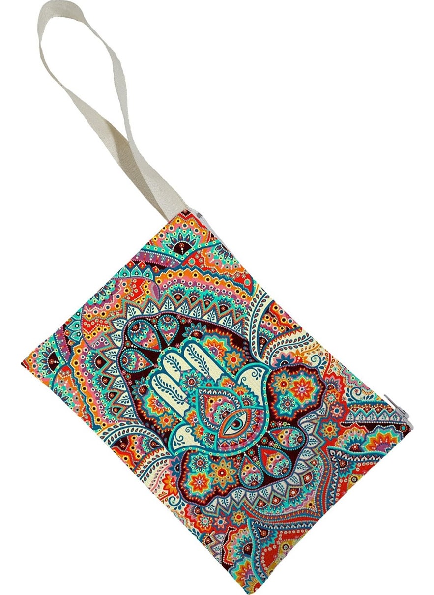 BEAM - Unisex Mandala Patterned Clutch Bag - Image 1
