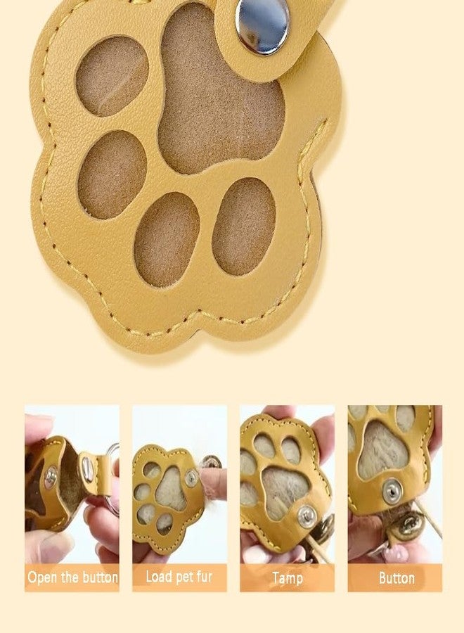 Blytheyes Dog Hair Storage Keychain Pet Fur Storage Keychain Pet Fur Keepsake Cat Memorial Collection KeyChain Bag - Image 5