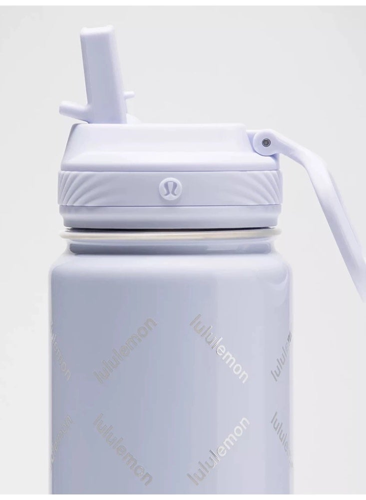 Lululemon Back to Life Sports Water Bottle 710ml *With Straw - Image 2