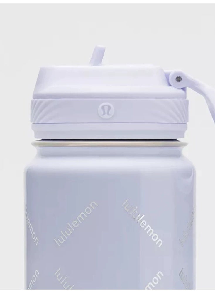 Lululemon Back to Life Sports Water Bottle 710ml *With Straw - Image 3