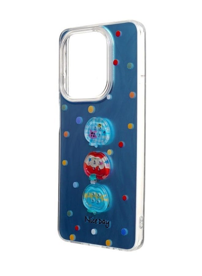 Plastic Back Cover For Oppo A3x, Multi Color - Image 2