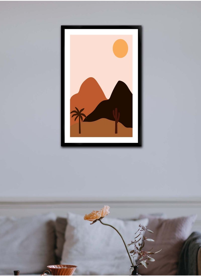 Droplyte - Beautiful Mountain Wall Art Wall Decor Card Board MDF Home Décor - Image 1