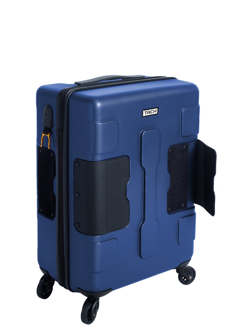 TACH Connectable Hard Case Carry on Luggage Bag with TSA Lock, Charging Port, Water Bottle Holder, 22 Inch, Mid Night Blue - Image 5