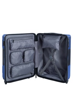 TACH Connectable Hard Case Carry on Luggage Bag with TSA Lock, Charging Port, Water Bottle Holder, 22 Inch, Mid Night Blue  - Image 2