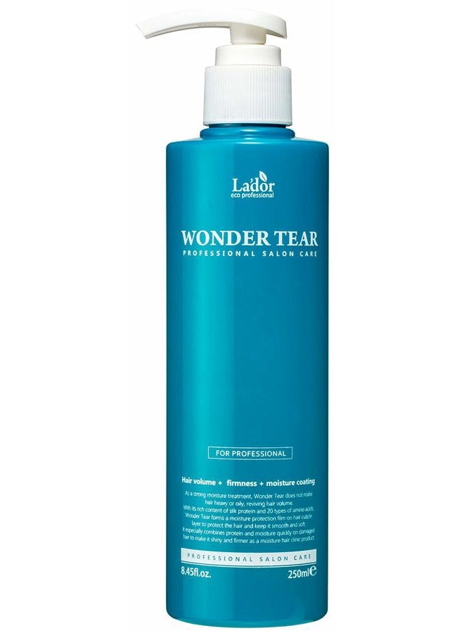 Lador Wonder Tear Deep Conditioning Treatment Mask for Dry Damaged Hair - Moisturizing & Hydrating Protein Keratin Growth Conditioner for Color Treated, Frizzy, Curly Hair 8.45 Fl Oz LADOR Korean - Image 1