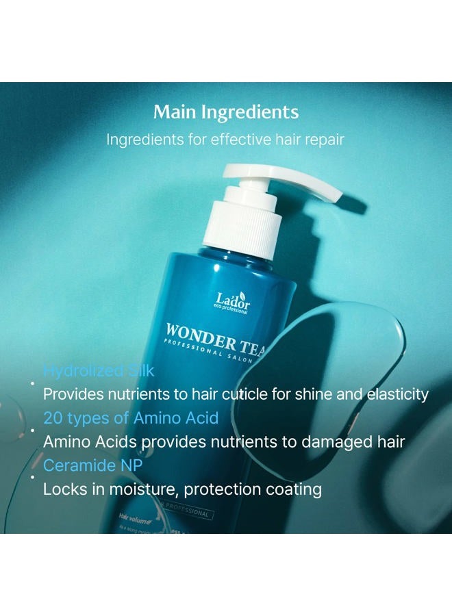 Lador Wonder Tear Deep Conditioning Treatment Mask for Dry Damaged Hair - Moisturizing & Hydrating Protein Keratin Growth Conditioner for Color Treated, Frizzy, Curly Hair 8.45 Fl Oz LADOR Korean - Image 3