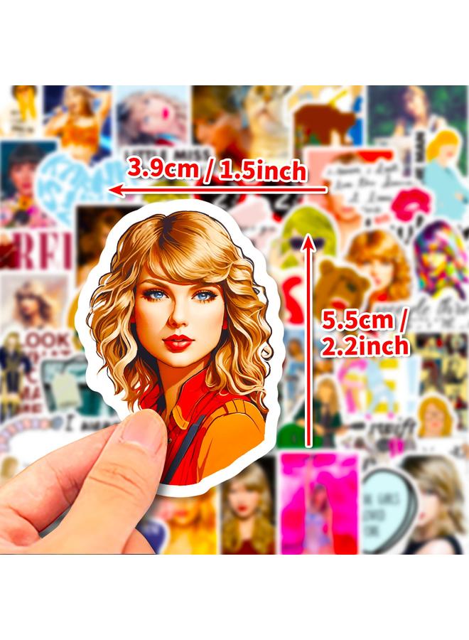Bluejw 50 Pics Network Singer Taylor Swift Star Stickers Taylor Swift Decorative Stickers - Image 5