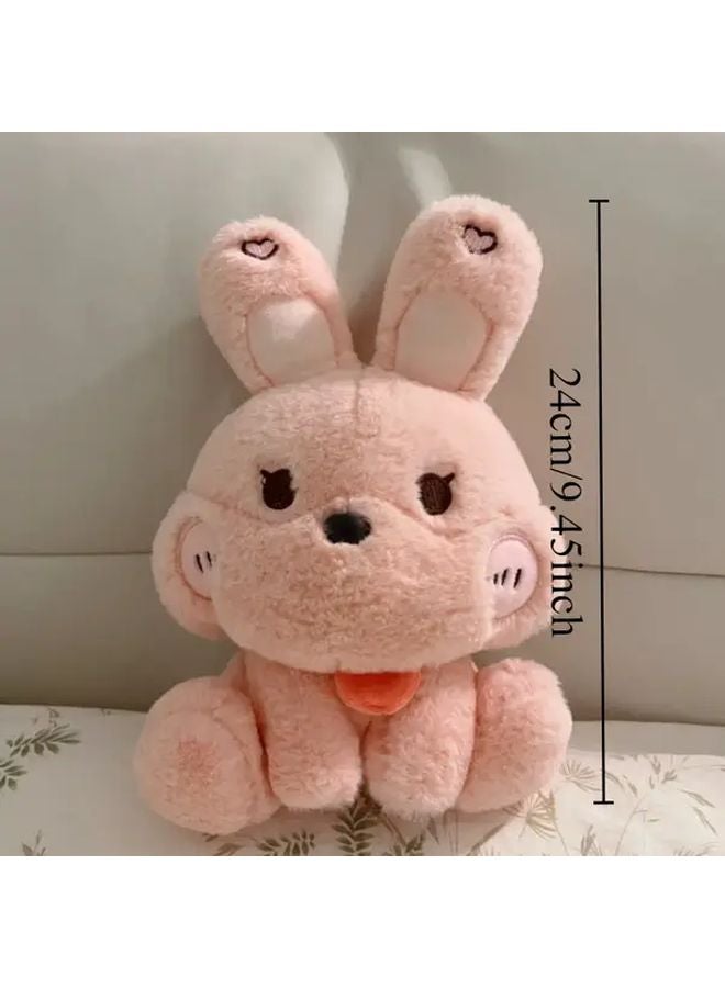 Rabbit Glutinous Rice Color Plush Bunny Stuffed Animal For Birthday Holiday Gift - Image 3