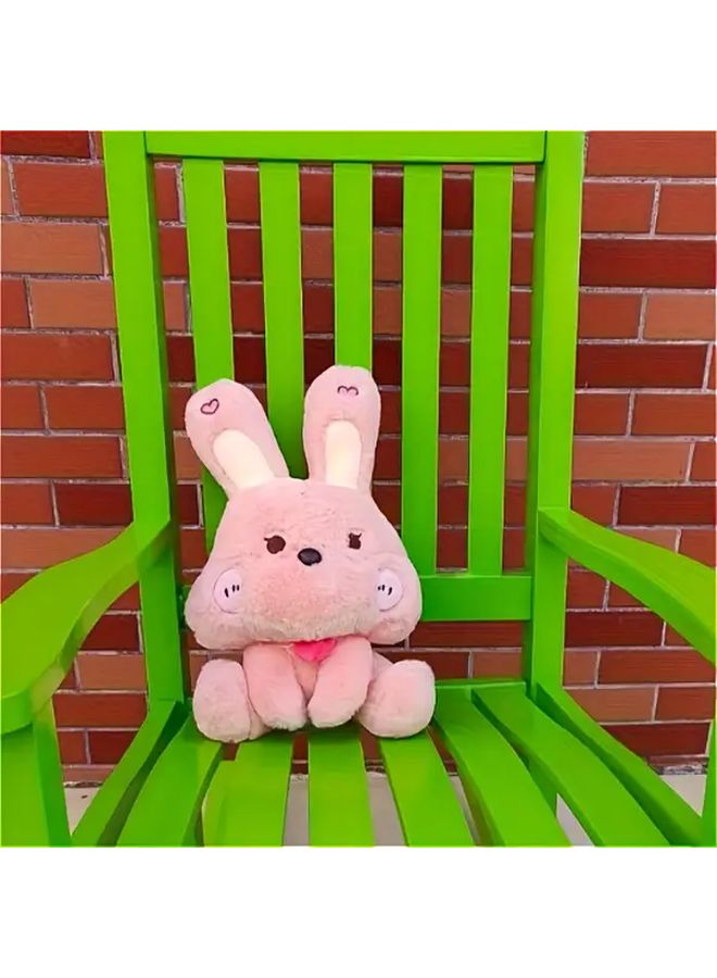 Rabbit Glutinous Rice Color Plush Bunny Stuffed Animal For Birthday Holiday Gift - Image 2