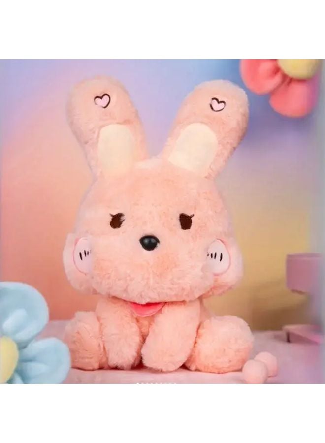 Rabbit Glutinous Rice Color Plush Bunny Stuffed Animal For Birthday Holiday Gift - Image 4