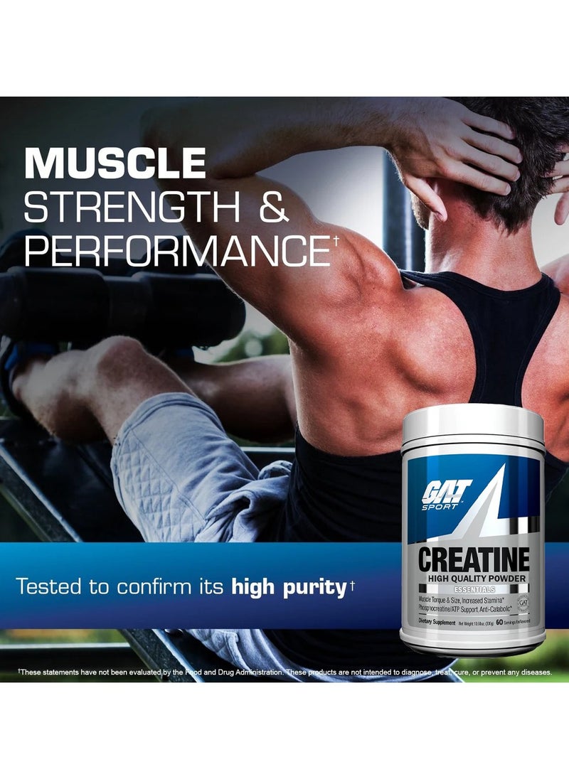 GAT SPORT Creatine Monohydrate Powder - Unflavored - (300g)  - Image 5