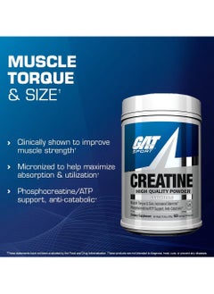 GAT SPORT Creatine Monohydrate Powder - Unflavored - (300g)  - Image 3