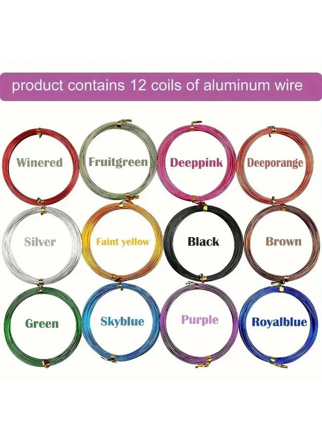 12 Rolls 1 5mm 15 Gauge Flexible Craft Aluminum Wire for DIY Plants and Gardening - Image 5