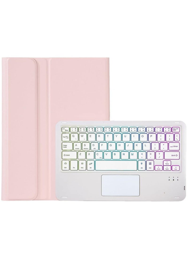 General Case for Lenovo Idea Tab Pro 12.7 inch 2025 TB373FU TB375FC Leather Protective Case Removable Bluetooth Wireless Touchpad Trackpad Keyboard  - Image 2