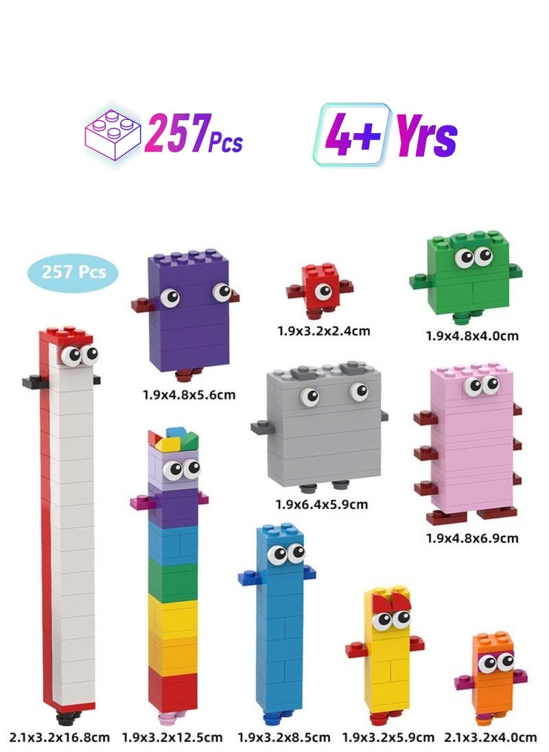 General 257Pcs Numberblocks Building Blocks Best Gift For Boys And Girls  - Image 1