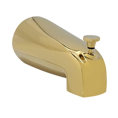 Westbrass Nose Diverter 512 Brass Tub Spout Polished Brass D31101 - Image 1
