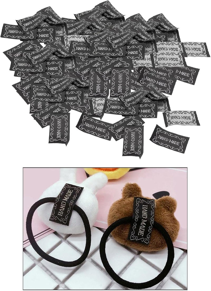 كلاراكو 100 قطعة من ملصقات الكلمات الإنجليزية المصنوعة يدويًا، مناسبة لخياطة الملابس والأقمشة، مزينة بشريط مطرز، مثالية للأعمال اليدوية والخياطة وسجل القصاصات وتزيين الملابس - كلمات فضية - Image 5