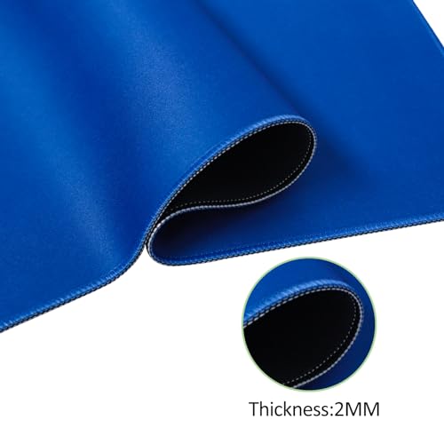 GUSTARIA Large Mahjong Mat with Black Carrying Bag (Blue,31.5 inches), Anti Slip and Noise Reduction Table Cover for Mahjong, Poker, Card Games, Dominoes, Board Games, Slip Resistant Mat - Image 5