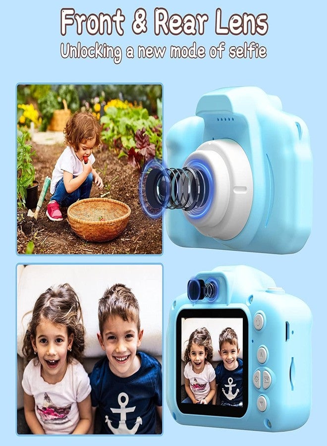 Mount Emporium كاميرا أطفال من ماونت إمبوريوم، هدية عيد الميلاد وأعياد الميلاد للبنات والأولاد من سن 4 إلى 14 عامًا، كاميرا رقمية مع فيديو عالي الدقة (كامي بلو) - Image 3