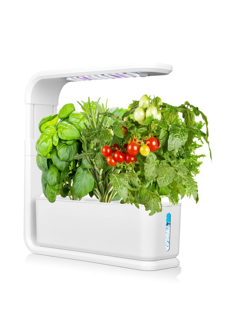 Generic Hydroponics Growing System Kits,  3 Pods Indoor Smart Garden with Full Spectrum LED Grow Lights Hydroponic Planting Herbs Pots/Height Adjustment,White - Image 1