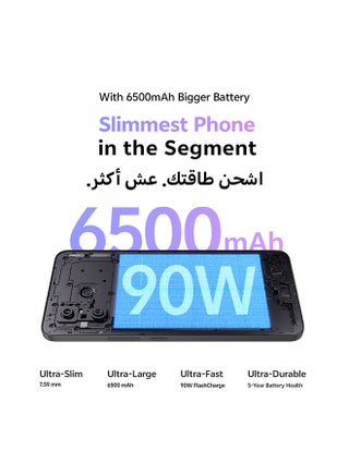 V70 Lite AI 5G Dual SIM Gold 8GB RAM 128GB With (90 W Charger Supporting) Exclusive Gifts Smart Watch And 24 Months Warranty + 1 Year Screen Replacement - Middle East Version - view 3