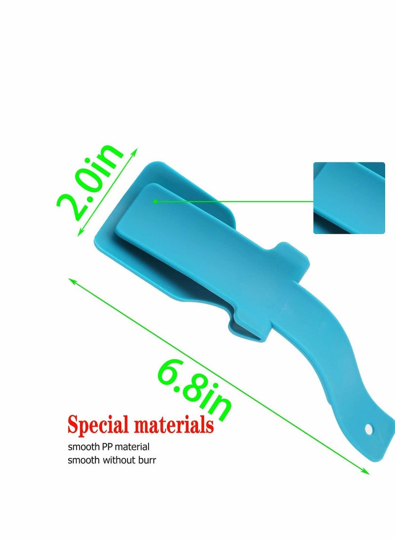 Lazy Shoe Assistant, Portable Sock Slider Handle Shoehorn, One Size Fits The Elderly And For Daily Use (Blue)  - Image 3