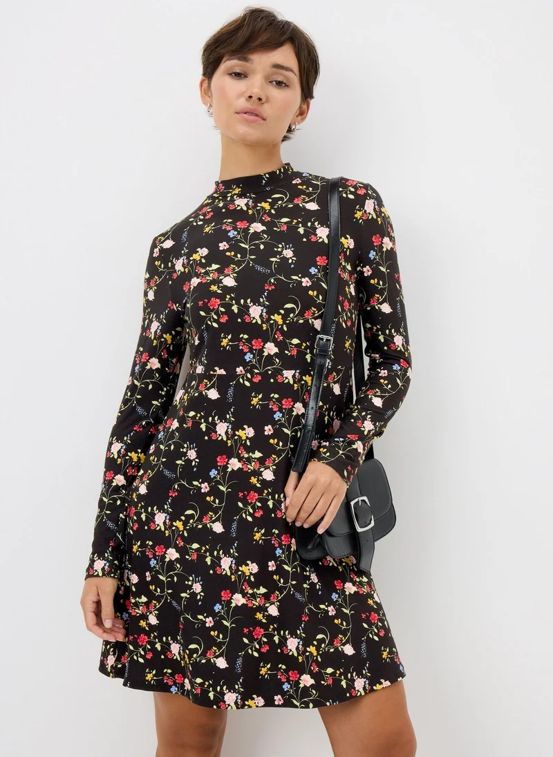 Matalan Multicolour Ditsy Floral Supersoft Mini Dress