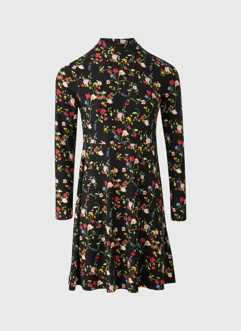 Matalan Multicolour Ditsy Floral Supersoft Mini Dress