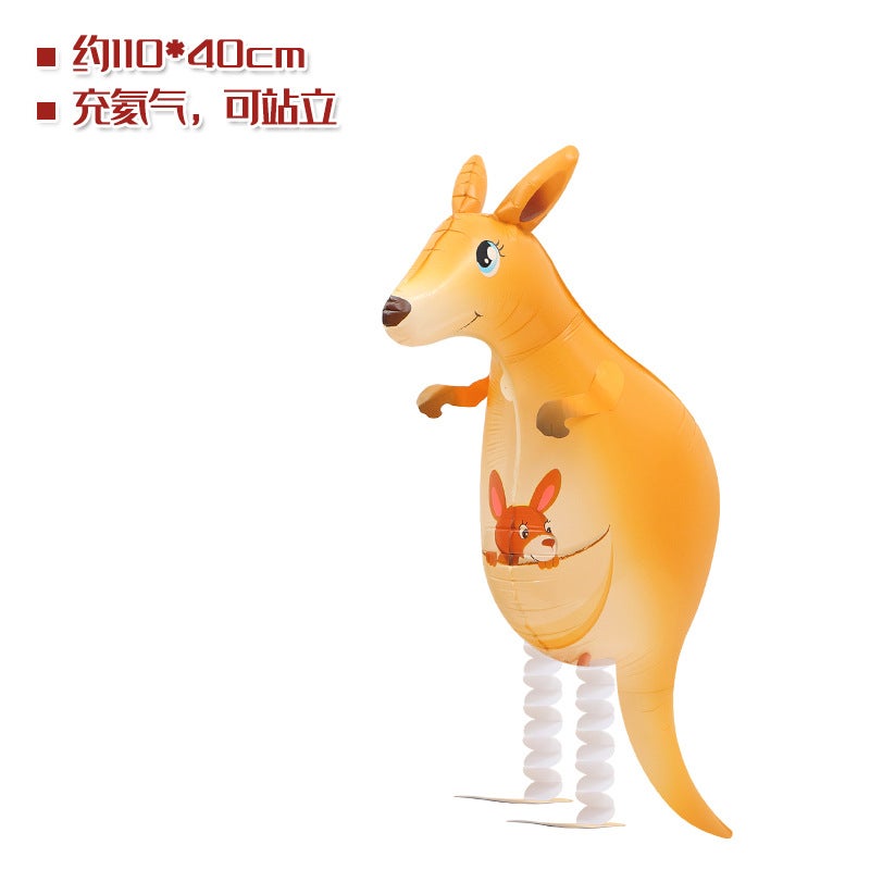 Walking Animal Balloons for Kids Birthday Party Decor (Kangaroo)