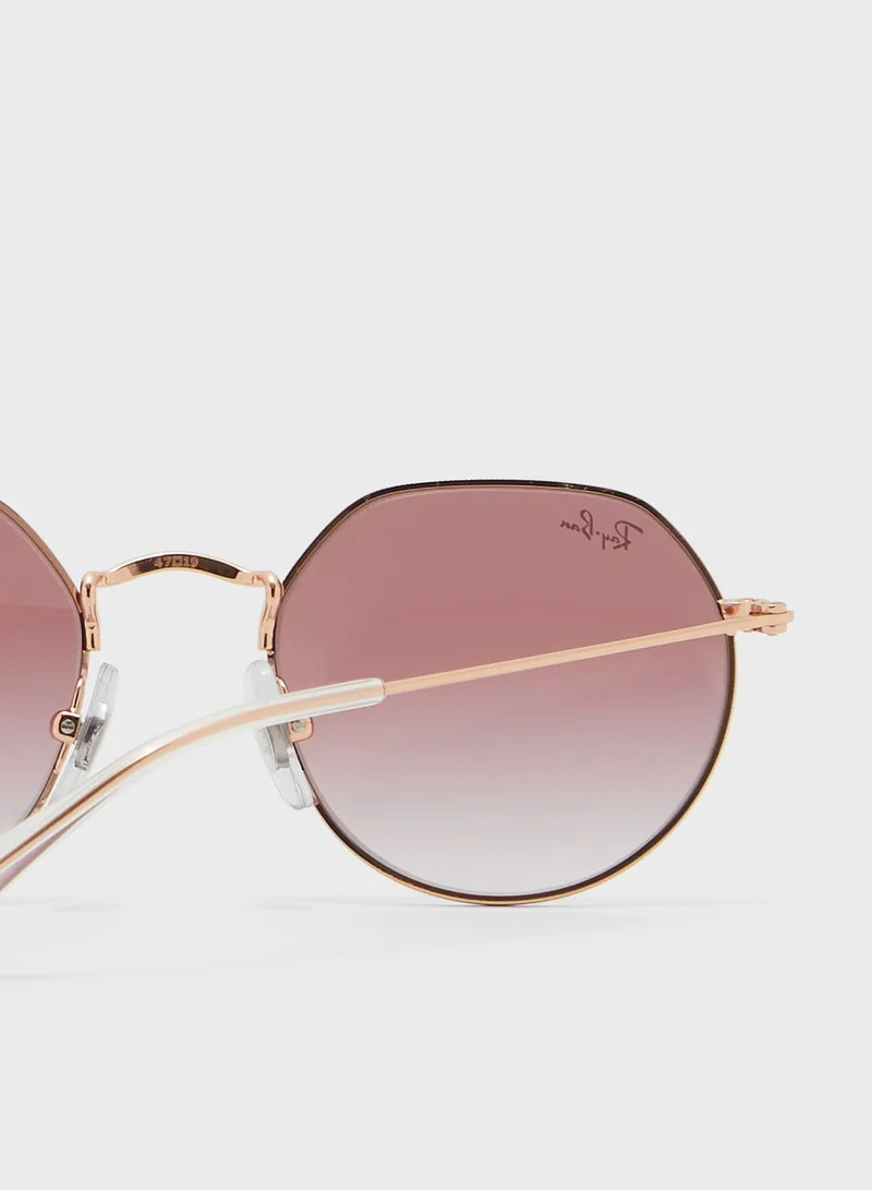 Ray-Ban Junior 0Rj9565S Junior Jack Irregular Sunglasses
