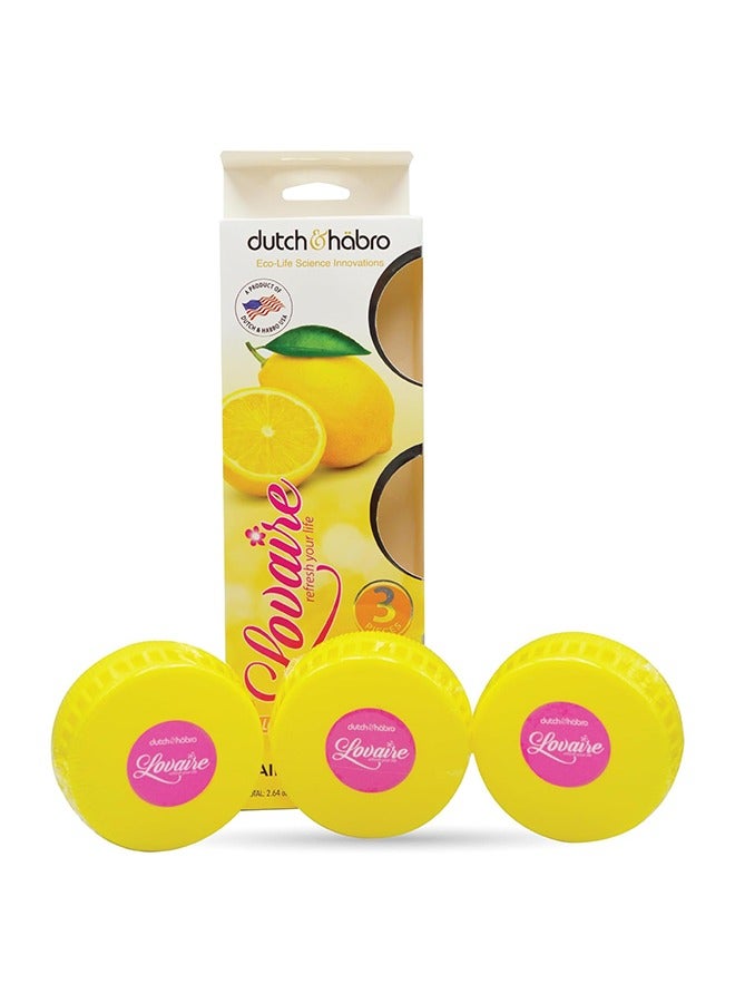 Lovaire Toilet Air Freshener, Pack of 3 (Citrus) - Image 1