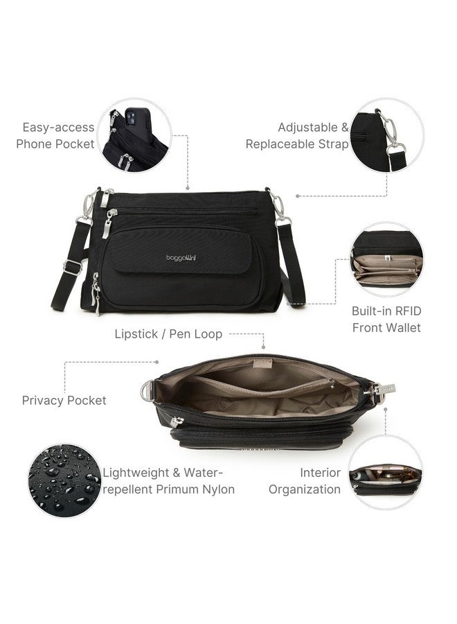 باجاليني حقيبة باجاليني النسائية الأصلية للاستخدام اليومي، لون أسود، مقاس واحد أمريكي - Image 3