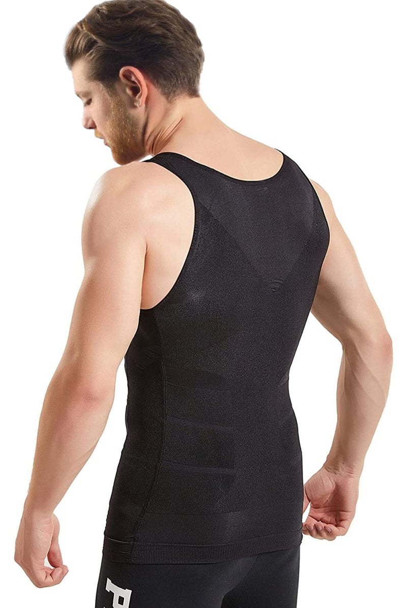 Mistirik Compression Shirts for Men - Mens Slimming Body Shaper Vest - Tight Tank Top for Men - Compression Shirt Tank Top - Image 3