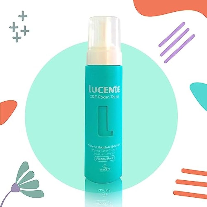 Macro Lucente Cleanse Regulate Exfoliate Foam Toner For Acne Prone Sensitive Skin Alcohol Free 200ml - Image 3