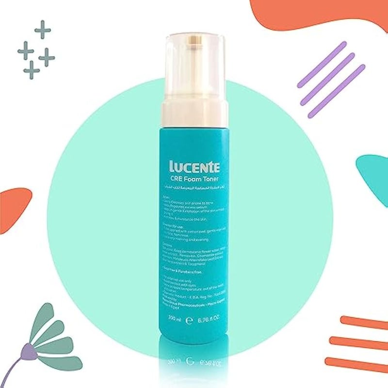 Macro Lucente Cleanse Regulate Exfoliate Foam Toner For Acne Prone Sensitive Skin Alcohol Free 200ml - Image 2