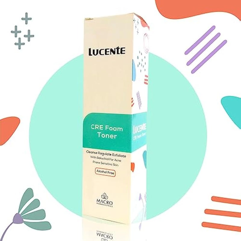 Macro Lucente Cleanse Regulate Exfoliate Foam Toner For Acne Prone Sensitive Skin Alcohol Free 200ml - Image 5