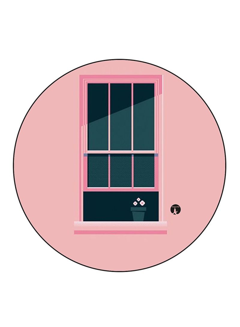 RKN Window Printed Mouse Pad Round  Multicolour