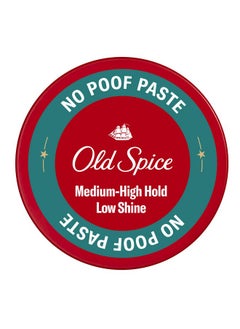 Old Spice Old Spice No-Poof Paste, Hair Styling Paste for Men, Medium-High Hold with Low Shine, 2.22 oz  - Image 1