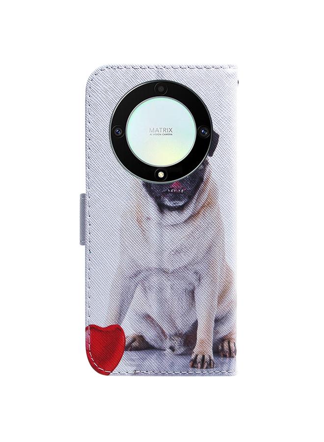 Zaboon Case For Honor X9a Coloured Drawing Flip Leather Phone Case - Image 3