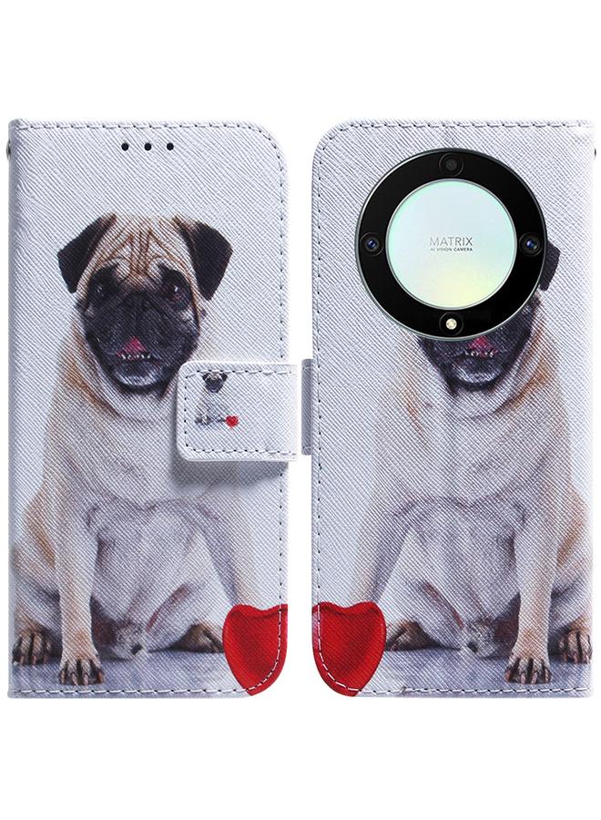 Zaboon Case For Honor X9a Coloured Drawing Flip Leather Phone Case - Image 1